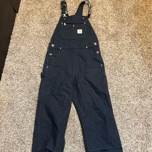 Black Carhartt overalls